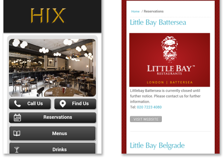 Hix Chop House vs. Little Bay Battersea