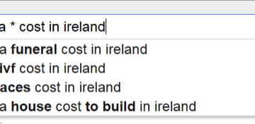 Google Autocomplete Results